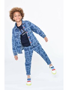 Marc Jacobs geaca de blugi pentru copii culoarea gri