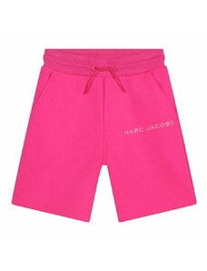 Marc Jacobs pantaloni scurti copii culoarea violet, cu imprimeu