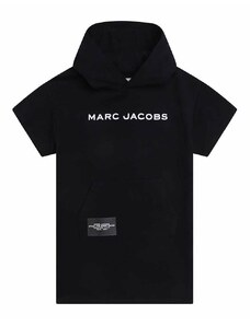 Marc Jacobs rochie din bumbac pentru copii culoarea albastru marin, mini, drept