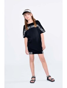Karl Lagerfeld rochie fete culoarea negru, mini, oversize