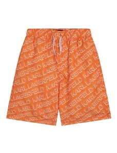 Karl Lagerfeld pantaloni scurti de baie copii culoarea portocaliu, modelator