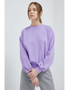 Champion bluza femei, culoarea violet, neted