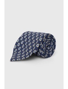 Polo Ralph Lauren cravata de matase culoarea albastru marin