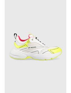 Love Moschino sneakers Sneakerd Sporty 50 culoarea alb, JA15025G1G