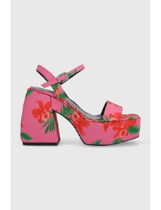 Pinko sandale Fantine culoarea roz, 100655 A0O6 YNR