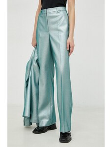 Bruuns Bazaar pantaloni Feverfew Eleza femei, drept, high waist