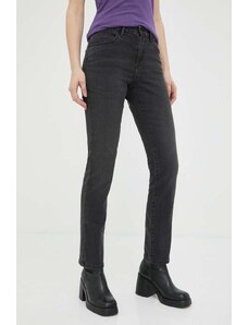Wrangler jeansi Slim femei, culoarea negru