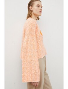 Résumé pulover din amestec de casmir culoarea portocaliu, light