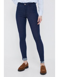 Tommy Hilfiger jeansi femei, culoarea albastru marin