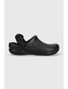 Crocs papuci Bistro Pro Lite Ride Clog femei, culoarea negru 204044
