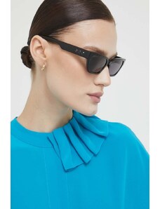 Swarovski ochelari de soare 56259306 MILLENIA femei, culoarea negru