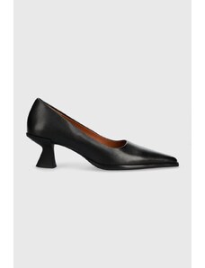 Vagabond Shoemakers pantofi de piele TILLY culoarea negru, pe toc jos, 5518.001.20