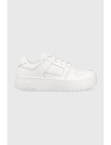 DC sneakers din piele culoarea alb