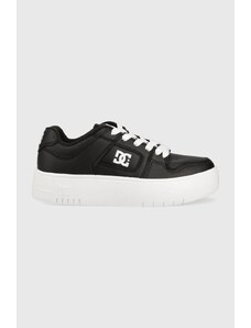 DC sneakers din piele culoarea negru