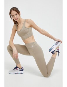 Juicy Couture leggins de antrenament Lorraine culoarea gri, neted