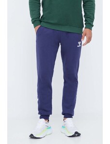 Hummel pantaloni de trening culoarea violet, cu imprimeu