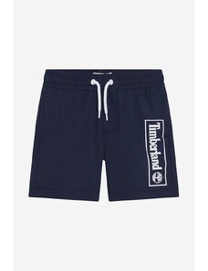 Timberland pantaloni scurti de baie copii Swim Shorts culoarea albastru marin, cu imprimeu