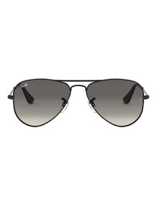 Ray-Ban ochelari de soare copii Junior Aviator culoarea negru, 0RJ9506S