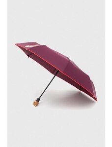 Moschino umbrela culoarea bordo