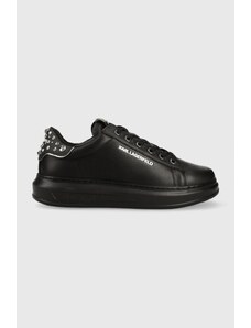 Karl Lagerfeld sneakers din piele KAPRI MENS culoarea negru, KL52576