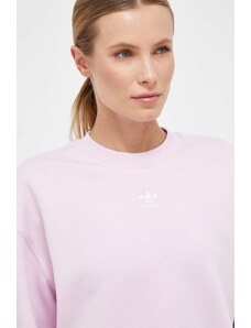 adidas Originals bluza femei, culoarea roz, neted