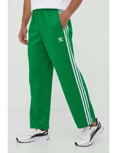 adidas Originals pantaloni de trening Adicolor culoarea verde, cu imprimeu