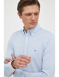Tommy Hilfiger cămașă din bumbac bărbați, cu guler button-down, slim MW0MW30675