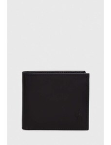 Polo Ralph Lauren portofel de piele bărbați, culoarea negru 405845398