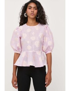 Custommade bluza Sheena femei, culoarea roz, modelator