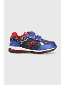Geox sneakers pentru copii x Marvel, Spider-Man culoarea albastru marin