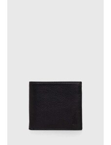 Polo Ralph Lauren portofel de piele bărbați, culoarea negru 405914235