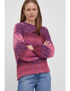 Rich & Royal pulover din amestec de lana femei, culoarea roz