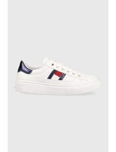 Tommy Hilfiger sneakers pentru copii culoarea alb