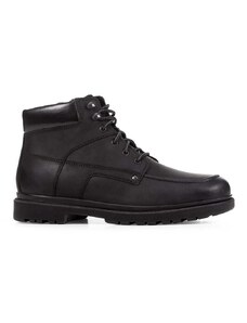 Geox pantofi inalti de piele U ANDALO B barbati, culoarea negru, U26DDB 00045 C9999