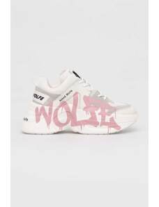 Naked Wolfe sneakers Track culoarea alb
