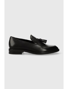 Vagabond Shoemakers mocasini de piele FRANCES 2.0 femei, culoarea negru, cu toc plat, 5606.001.20