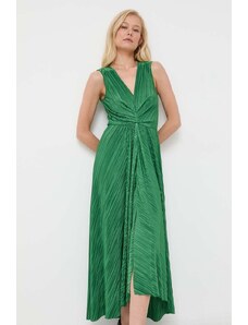MAX&Co. rochie culoarea verde, maxi, evazati