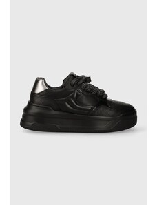 Karl Lagerfeld sneakers din piele KREW MAX KC culoarea negru, KL63320