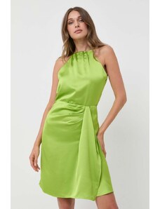 Pinko rochie culoarea verde, mini, drept