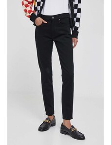 Polo Ralph Lauren jeansi femei, culoarea negru