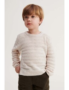 Liewood pulover pentru copii din amestec de lana culoarea bej, light