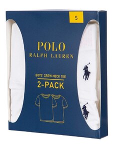 Polo Ralph Lauren pijama 2-pack culoarea alb, neted