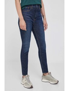 Polo Ralph Lauren jeansi femei, culoarea albastru marin
