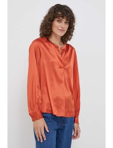 Mos Mosh bluza femei, culoarea portocaliu, neted