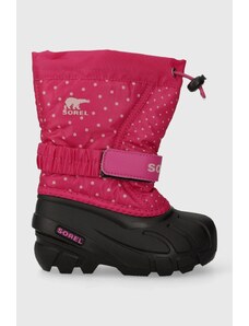 Sorel cizme de iarna pentru copii 1888092 culoarea roz, YOUTH FLURRY PRINT Girls