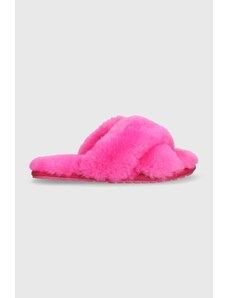 Emu Australia papuci de casa Barbie Mayberry culoarea roz, W12900.BAPI
