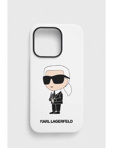 Karl Lagerfeld husă pentru telefon iPhone 14 Pro 6,1 culoarea alb