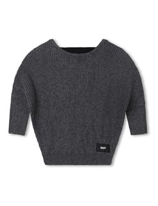 Dkny pulover pentru copii din amestec de lana culoarea gri, light