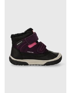 Geox cizme de iarna pentru copii B262LD 022FU B OMAR WPF culoarea violet
