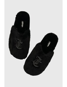 Juicy Couture papuci de casa culoarea negru